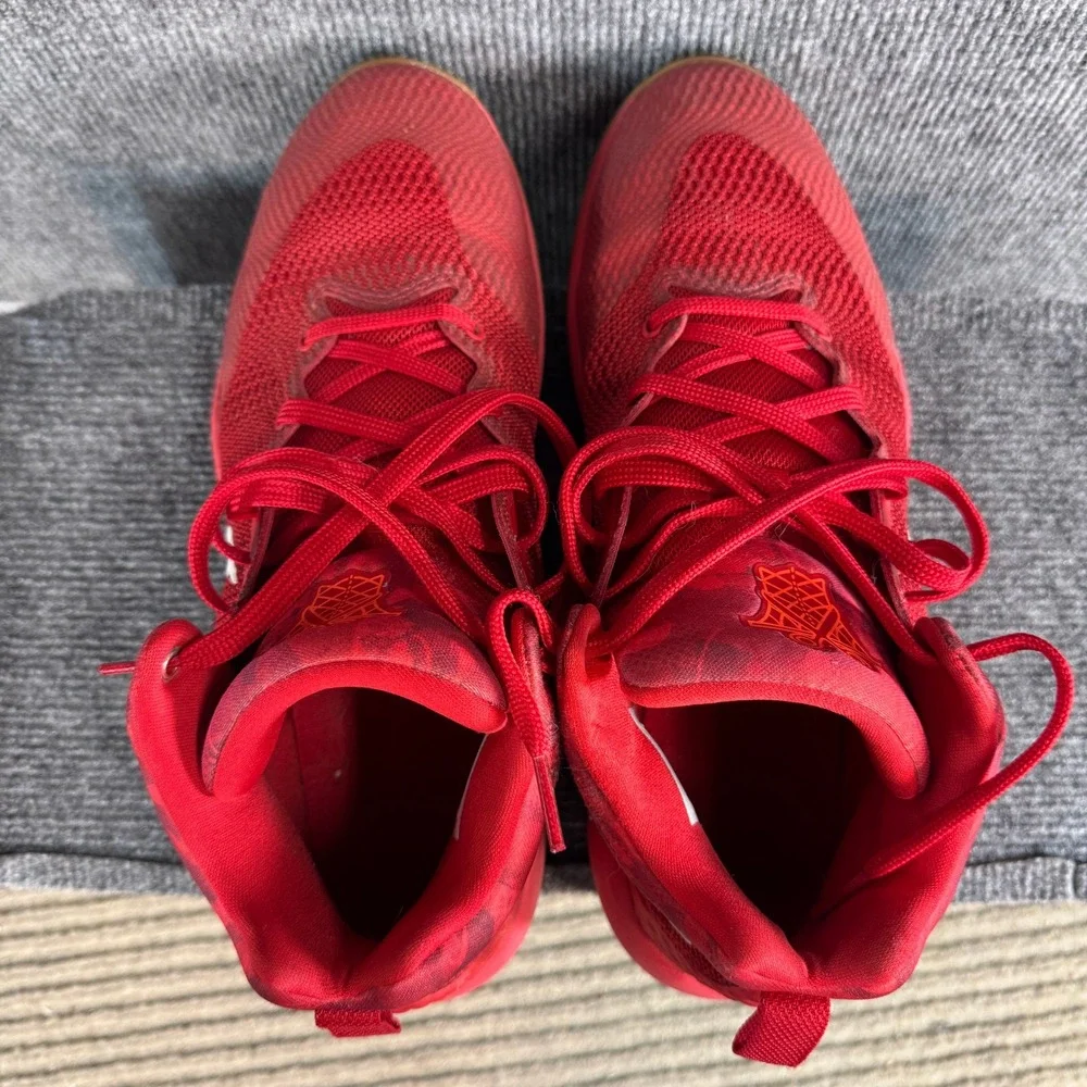 Nike Zoom Rev 2017 University Red Gum Basketball Shoes 906874-600 Mens 11